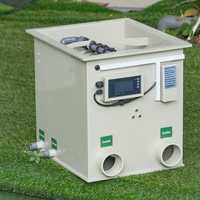 Garten- und Hof-Koi-Teichfilter aus lebensmittelechtem PP mit automatischer Rückspülung und Mikrosiebfilter für Koi-Teiche