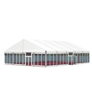 Aluminum Alloy A Frame Wedding Party <b>Tent</b> 6x12m Quick Opening Outdoor Event <b>Canopy</b> Waterproof PVC Fabric Extended Type - Product Image 1