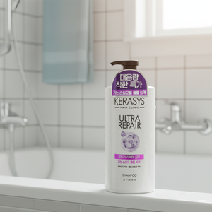 Champú Kerasys Clinic Ultra Repair Volume 1L, Cuidado Capilar Refrescante y Voluminizador para Cabello Dañado, Sensible y Fino, Hecho en Corea - Product Image 3