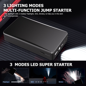 Démarreur portable en promotion 6000mAh 200A 500A Courant de crête Coque ABS avec <span class=keywords><strong>chargeur</strong></span> de téléphone pour <span class=keywords><strong>voiture</strong></span> essence 3L - Product Image 3