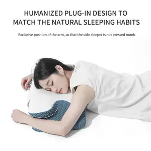 Hot Selling Horn Pillow Foam Neck Contour Orthopedic Cervical Sleep Memory Foam Pillow Side Sleeper Pillow