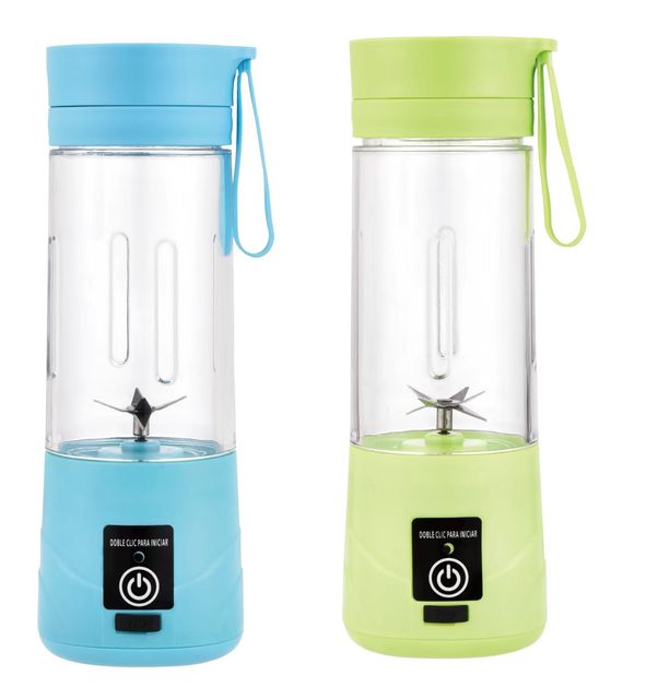 Wholesale Electric Mini Fruit Juicer Smoothie Blender Portable 6-blade Stainless Steel Home Usb Rechargeable for Outdoor Use