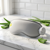 Masseur oculaire sans fil à vapeur, masque chauffant pour les yeux, micro-pulvérisation, massage par vibration, compresse chaude et froide, appareil portable pour le soin des yeux