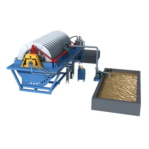 Gold Copper Lead Zinc Ore Dewatering Equipment Rotary Disc Vacuum Filter Machine