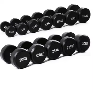 Thương mại dumbells lbs thể hình dumbell trọng lượng thiết lập nhà phòng tập thể dục Phụ kiện thiết bị miễn phí trọng lượng cao su vòng quả tạ - Product Image 3