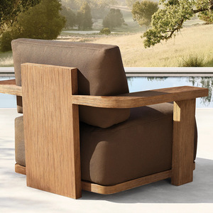 Ensemble <span class=keywords><strong>de</strong></span> canapés d'extérieur nordiques pour cour, villa, hôtel, <span class=keywords><strong>jardin</strong></span>, terrasse, balcon, meubles <span class=keywords><strong>en</strong></span> teck massif - Product Image 3