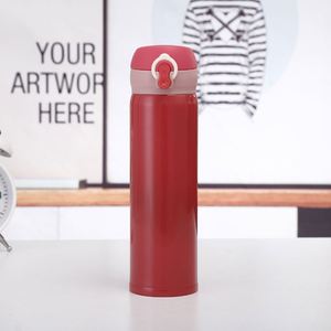 Gobelet isotherme Aqua Bubble Tea 450 ml en acier inoxydable à double paroi, bouteille de sport isolée sous vide - Product Image 5
