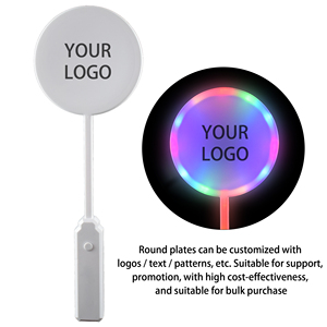 TikTok Viral Custom Logo LED Glow Sign - Personalize Your Logo for Concerts Parties & Raves RGB Multi-Color Light up Paddle Bulk - Product Image 5