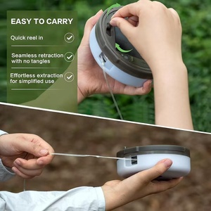 Guirlande lumineuse de camping rétractable, lanterne de camping solaire LED USB avec 8 modes d'éclairage étanches pour tente, camping-car, jardin, patio - Product Image 3