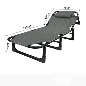 Cama Plegable Portátil para el Hogar, Cama de Campaña Simple, Muebles de Camping, Sillón Reclinable GT-190, Cama Plegable GT-190 - Product Image 1