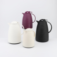 Arabe Dallah nouveauté corps en plastique rose verre recharge flacon à vide haute qualité isolé thermos flacon bouilloire cafetière