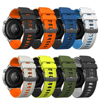 Tali Jam Tangan Pengganti Nyaman Modis Silikon 22Mm untuk Garmin Forerunner 745 Desain Loop Olahraga dengan Gesper Pin 8 Warna