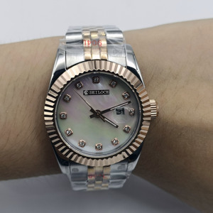 Montre mécanique automatique en acier inoxydable luminescent pour femme SEILOCE avec logo personnalisé, mouvement NH05, 31 mm - Product Image 5