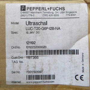 Medidor de Nivel Ultrasónico Pepperl+Fuchs LUC-T20-G6P-I2B-NA 24V DC, Sensor Industrial - Product Image 5