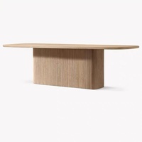 Table à manger en bois massif RH, style campagnard américain, extensible et personnalisable pour la salle à manger/les salles de conférence