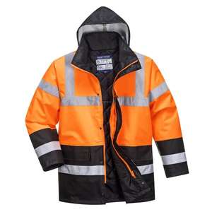 PORTWEST - S467OBRXXXL <b>Hi</b>-<b>vis</b> two tone Traffic <b>orange</b>/black <b>jacket</b> - EAN 5036108253326 <b>HI</b>-<b>VIS</b> WORKWEAR - Product Image 1