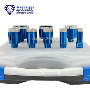 Ensemble de 8 forets diamantés à matrice brasée sous vide pour <span class=keywords><strong>carrelage</strong></span>, céramique et marbre, avec impression de logo - Product Image 5