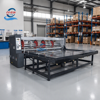 Machine à rainurer rotative automatique pour boîtes en carton ondulé avec emballage en carton