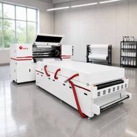 Printer Transfer DTF 8 Kepala Industri dengan Sistem Penggoyang Bubuk dan Pengerasan untuk Produksi Kaos dalam Jumlah Besar