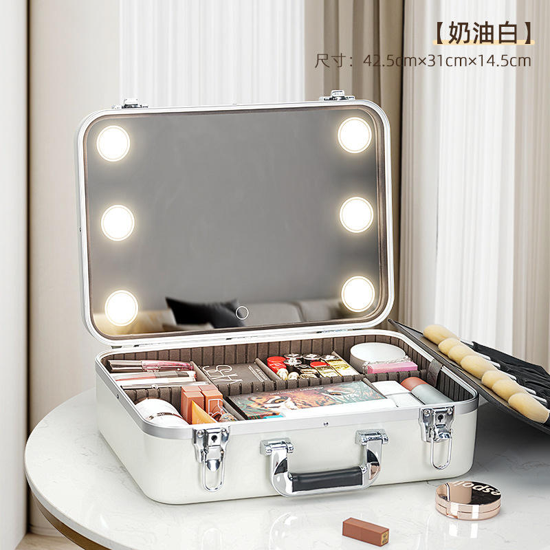 Grande taille avec 6 lumières, style maquilleur professionnel.