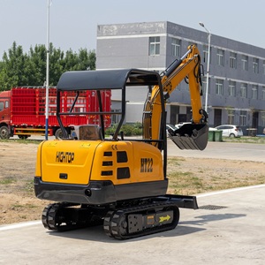 เครื่องจักรกลเคลื่อนย้ายดินรุ่นใหม่ ได้รับการรับรองมาตรฐาน CE เครื่องยนต์ EPA รถขุดไฮดรอลิกขนาดเล็กแบบตีนตะขาบ HT-22 พร้อมหัวเจาะแบบมีหัวหนีบ - Product Image 4