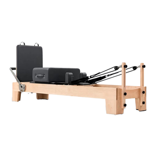[Qualité professionnelle] <span class=keywords><strong>Reformer</strong></span> de Pilates en bois d'érable pour studio de yoga, salle de sport, <span class=keywords><strong>club</strong></span> LW-WM001 - Product Image 3