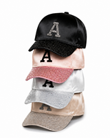 Casquette de baseball polyvalente pour enfants, style décontracté quatre saisons, avec lettres scintillantes, protection solaire sportive, modèle Red Hat