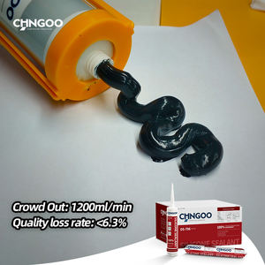 Sealant perekat Interior netral massal dempul kaca struktural Tape dekorasi Sealant dan GP tahan cuaca campuran silikon - Product Image 3