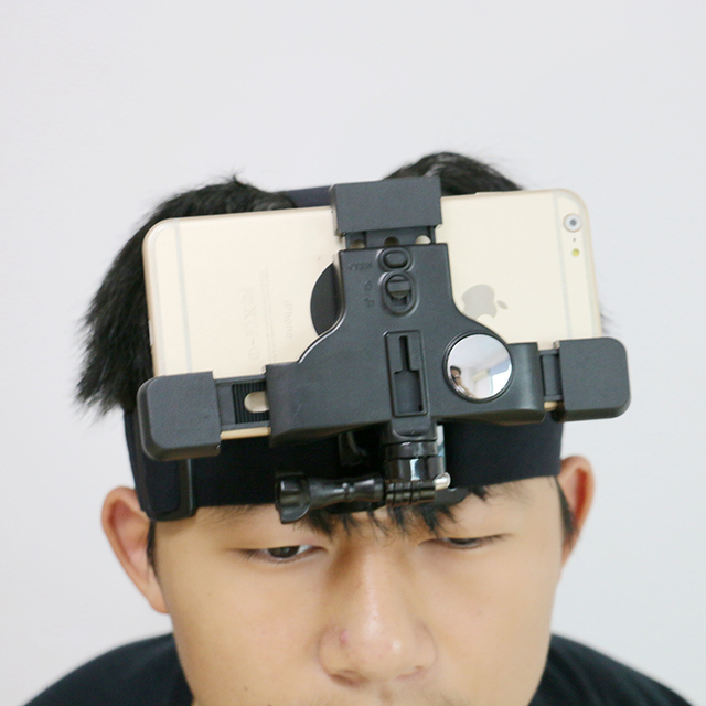 Factory Wholesale Head Holder Camera Stand Outdoor Sport Adjustable Head Strap for Smartphone Action Camera