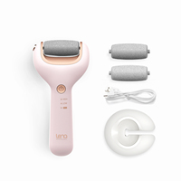 Lena Private Label Lime à pied électrique sans fil professionnelle rechargeable pour pédicure, soin des pieds, éliminateur de callosités