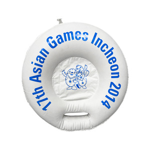 Inflatable Seat <b>Cushion</b> <b>Round</b> Portable Foldable Outdoor Indoor Chair Environmentally Friendly PVC Moisture Proof Wear Resistant - Product Image 5