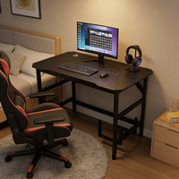 Bureau de jeu de haute qualité avec support pour console, fabricant de bureaux PC ergonomiques, table de jeu RGB, bureau Esports pour joueurs