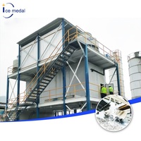 Machine à glace en paillettes pour le refroidissement du béton, capacité totale de 15,20 tonnes/jour, pour la construction au Mexique, fabricant chinois
