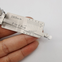 Outil de déverrouillage de décodeur de porte de voiture Lishi ISU5 2 en 1 d'origine