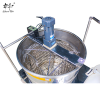 Imker liefert Haushalt Hand-Push Vier Rahmen Edelstahl Elektro Radial Honig Extraktor Filter /Hand Push Honig Auto