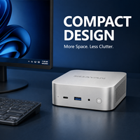 Mini PC Compacto Intel I3-1215U, 2TB SSD, Windows 11 Pro, Computadora de Escritorio Portátil, Diseño Compacto, Escritorio Ordenado, PC Pequeño