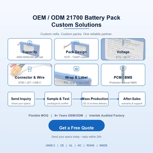 Paquete de Baterías de Litio <span class=keywords><strong>ICR</strong></span> 18650 3S RC de 3200mAh-7800mAh 11.1V con Certificación CE, 500 Ciclos para Luces LED de LN Battery - Product Image 5
