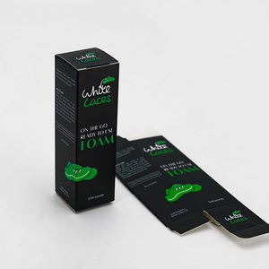 Hộp Dây Giày Thương Hiệu Cá Nhân Màu Đen Chống Nước Logo Tùy Chỉnh Hộp Giấy Bao Bì Sản Phẩm Chất Lượng Cao In Màu - Product Image 3