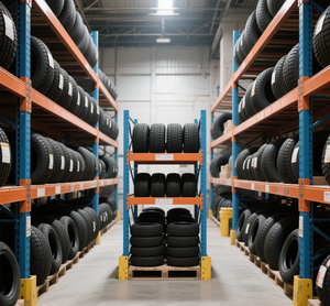 Estante de almacenamiento de neumáticos de árbol de rueda de acero Q235B ajustable, protección contra la corrosión, Compatible con múltiples diámetros de neumáticos, estante de almacén de hierro - Product Image 1