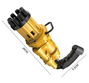 Pistola de burbujas automática 2 en 1 para niños, máquina eléctrica de burbujas de agua y jabón de verano, juguete de regalo - Product Image 2