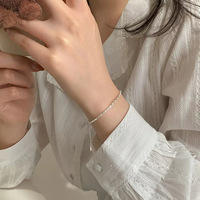 Bracciale braccialetto 1.5mm Collier Inoxydables En o 925 argento Sterling altri braccialetti di pepite di alta moda per donne