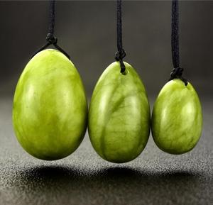 Chaude en gros Naturel Helu jade Yoni Oeufs à vendre. Yoni oeuf pour femme pratique - Product Image 1