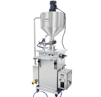 Machine de remplissage de pâte à haute viscosité d'usine bâton de cire de cheveux de remplissage à température constante avec trémie 40L
