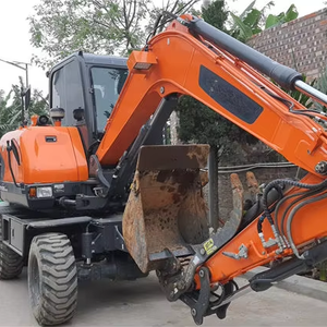 DX55W 5,5-Tonnen-Radbagger 41kW Motor 0,175m³ Schaufel 5,5-Tonnen-Bagger für Kommunale Instandhaltung - Product Image 5