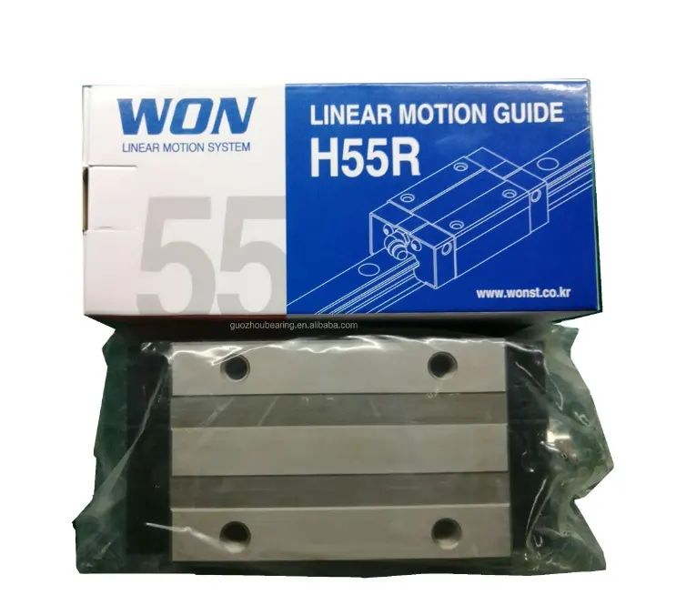 WON linear guide rail replace IKO, HIWIN, PMI, H55R H55RL linear rail guide actuator 500 3000mm cnc belt driven