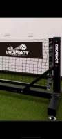 Filet de pickleball professionnel 6,7 m, robuste, avec roues et support à manivelle