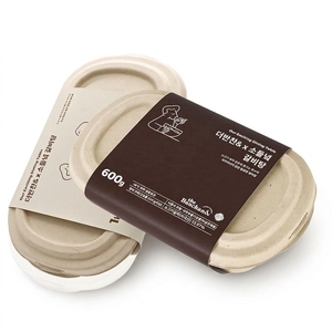 Scatola <span class=keywords><strong>per</strong></span> Imballaggio Alimentare da Asporto in Cartone Ondulato Kraft Biodegradabile con Logo, Personalizzabile OEM in Quattro Colori - Product Image 1