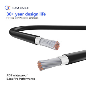 <span class=keywords><strong>สาย</strong></span>เคเบิลโซลาร์เซลล์ PV ขนาด 4-25 ตร.มม. 1500V DC ได้รับการรับรองมาตรฐาน TUV ฉนวน XLPE สองชั้น ป้องกันรังสียูวี สำหรับสถานีไฟฟ้าพลังงานแสงอาทิตย์ - Product Image 6