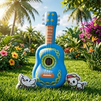 Palmiers gonflables personnalisés pour la décoration de fêtes hawaïennes, thèmes d'îles tropicales, ambiance au bord de la piscine et décors de fêtes de plage en intérieur