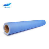 Papel de Dibujo Azul de una Cara de 24 Pulgadas y 80 g/m², Rollo de 2 Pulgadas de Diámetro, Longitud de 50 a 300 m, Personalizable